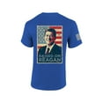 thumbnail image 1 of Reagan Bush Presidency Raised On Reagan Political Mens Short Sleeve T-shirt-Antique Royal-6xl, 1 of 4