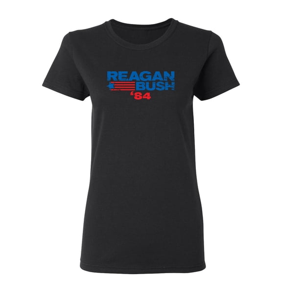 Reagan Bush Sarcastic Novelty Gift Idea Adult Humor Funny Women's Casual Tees