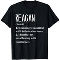 thumbnail image 1 of Reagan First Name Definition Personalized Gift Idea T-Shirt, 1 of 4