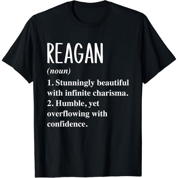 Reagan First Name Definition Personalized Gift Idea T-Shirt