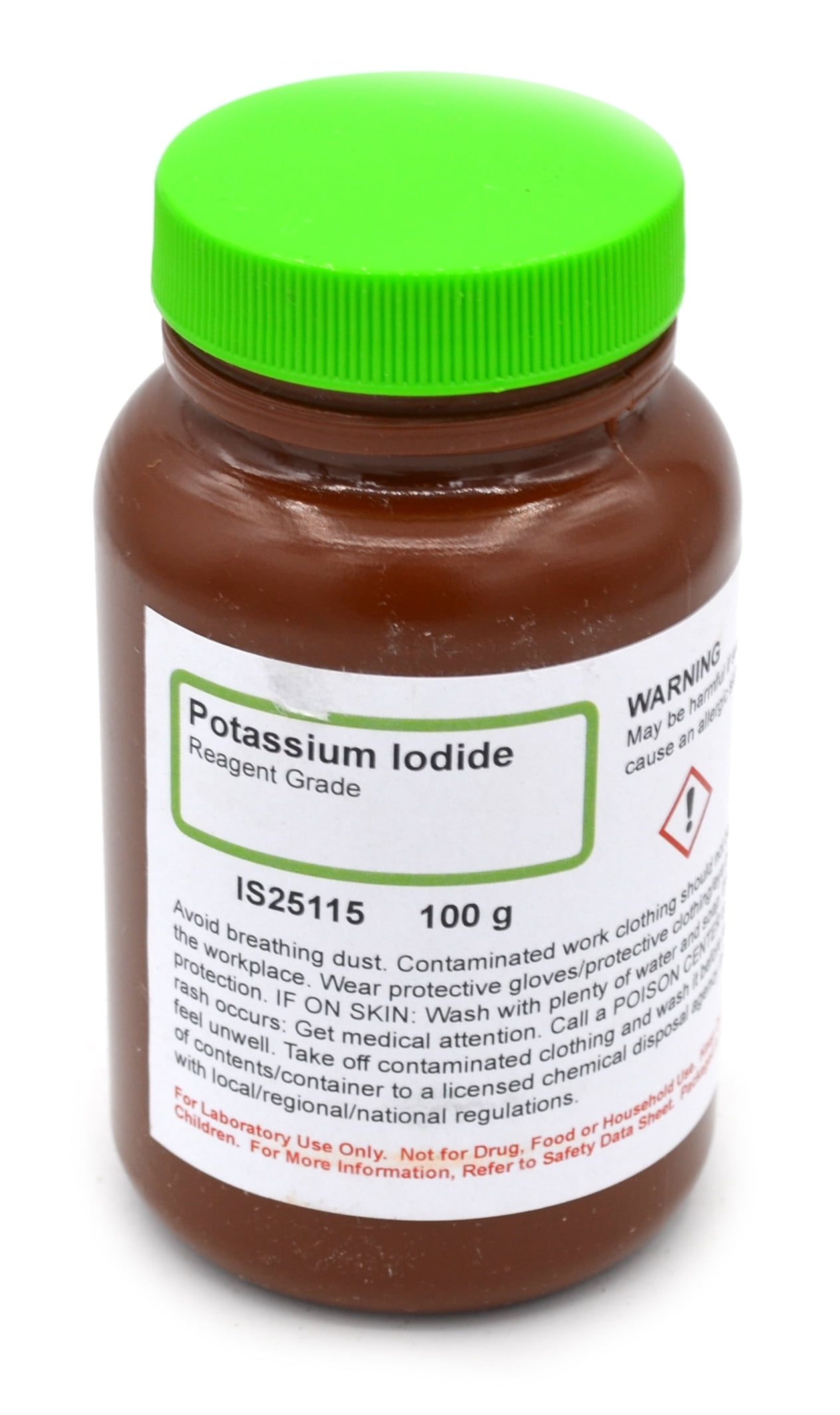 Reagent-Grade Potassium Iodide, 100g - The Curated Chemical Collection