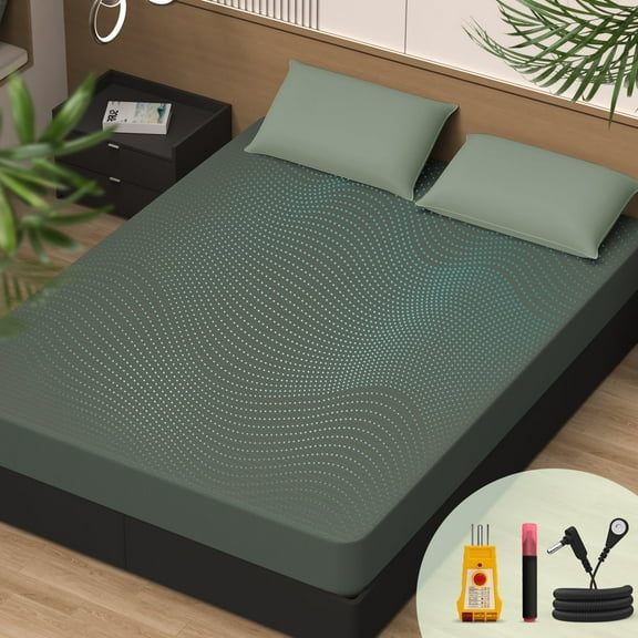 Reaks Queen Size Grounding Sheet - 95% Cotton, 5% Pure Silver Fiber  Earth Sheets, Includes Grounding Cord, Deep Pocket Fits up to 15"