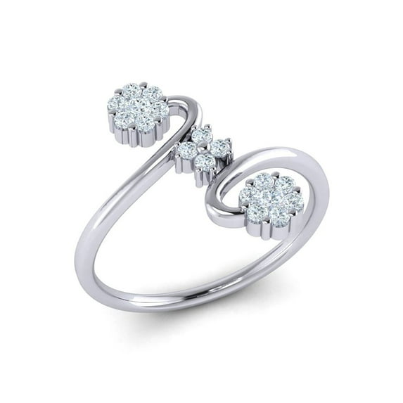 Real 0.3carat Round Cut Diamond Prong Forever Us Engagement Anniversary Ring Bridal Wedding Solid 14K Gold GH I1