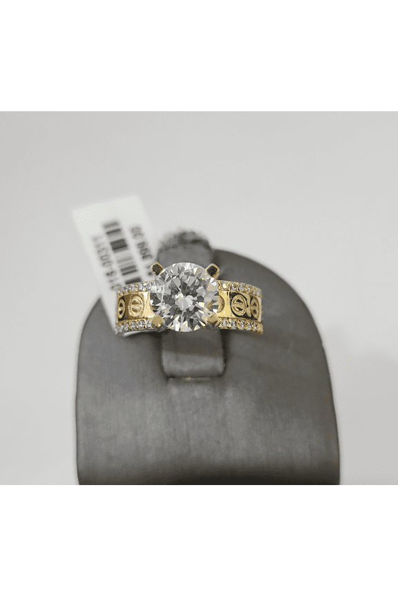 Real 10k Ring Engagement Yellow Gold Men Women Genuine (Ring Size:6;)