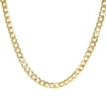 thumbnail image 1 of Real 10k Yellow Gold-Hollow Cuban Chain 9.5mm 24" Necklace Jewelry Female Unisex, 1 of 5