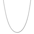 thumbnail image 1 of Real 14kt White Gold 1.75mm Diamond Cut Rope with Lobster Clasp Chain; 22 inch; for Adults and Teens; for Women and Men, 1 of 5