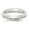 thumbnail image 1 of Real 14kt White Gold 4mm Comfort-Fit Band Size: 10; for Adults and Teens; for Women and Men, 1 of 3