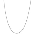 thumbnail image 1 of Real 14kt White Gold .95mm Twisted Box Chain; 18 inch; Lobster Clasp; for Adults and Teens; for Women and Men, 1 of 5
