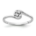 thumbnail image 1 of Real 14kt White Gold AA Diamond Ring Size: 6; for Adults and Teens; for Women and Men, 1 of 3