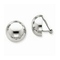 thumbnail image 1 of Real 14kt White Gold Polished Non-pierced Earrings; for Adults and Teens; for Women and Men, 1 of 1