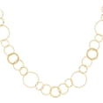 thumbnail image 1 of Real 14kt Yellow Combo Circle Chain; 18 inch; for Adults and Teens; for Women and Men, 1 of 2