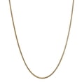 thumbnail image 1 of Real 14kt Yellow Gold 1.5mm Franco Chain; 20 inch; Lobster Clasp; for Adults and Teens; for Women and Men, 1 of 5