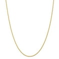 thumbnail image 1 of Real 14kt Yellow Gold 1.5mm Parisian Wheat Chain; 18 inch; Lobster Clasp; for Adults and Teens; for Women and Men, 1 of 5