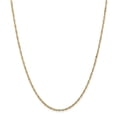 thumbnail image 1 of Real 14kt Yellow Gold 1.70mm Singapore Chain; 18 inch; Lobster Clasp; for Adults and Teens; for Women and Men, 1 of 5