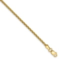 thumbnail image 1 of Real 14kt Yellow Gold 1.75mmParisian Wheat Chain Chain Bracelet; 8 inch; Lobster Clasp; for Adults and Teens; for Women and Men, 1 of 4