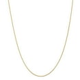 thumbnail image 1 of Real 14kt Yellow Gold 1mm Parisian Wheat Chain; 16 inch; Lobster Clasp; for Adults and Teens; for Women and Men, 1 of 5