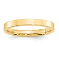 thumbnail image 1 of Real 14kt Yellow Gold 3mm Standard Flat Comfort Fit Band Size 9; for Adults and Teens; for Women and Men, 1 of 3