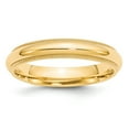 thumbnail image 1 of Real 14kt Yellow Gold 4mm Milgrain Comfort Fit Band Size 14; for Adults and Teens; for Women and Men, 1 of 4