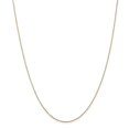 thumbnail image 1 of Real 14kt Yellow Gold .8mm Diamond Cut Cable with Lobster Clasp Chain; 16 inch; for Adults and Teens; for Women and Men, 1 of 5