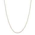 thumbnail image 1 of Real 14kt Yellow Gold .9mm Round Snake Chain; 22 inch; Lobster Clasp; for Adults and Teens; for Women and Men, 1 of 1