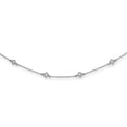 thumbnail image 1 of Real 14kt Yellow Gold Diamond Multi Station Necklace; 18 inch; Lobster Clasp; for Adults and Teens; for Women and Men, 1 of 1