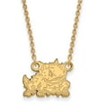thumbnail image 1 of Real 14kt Yellow Gold LogoArt Texas Christian University Small Pendant With Necklace; for Adults and Teens; for Women and Men, 1 of 2