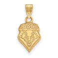 thumbnail image 1 of Real 14kt Yellow Gold LogoArt University of New Mexico Small Pendant; for Adults and Teens; for Women and Men, 1 of 2