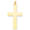 thumbnail image 1 of Real 14kt Yellow Gold Polished Cross Charm Pendant; for Adults and Teens; for Women and Men, 1 of 1