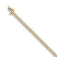 thumbnail image 1 of Real 14kt Yellow Gold Tennis Bracelet Mounting; 7 inch; for Adults and Teens; for Women and Men, 1 of 1