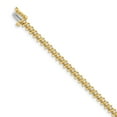thumbnail image 1 of Real 14kt Yellow Gold VS Diamond Tennis Chain Bracelet; 7 inch; for Adults and Teens; for Women and Men, 1 of 4