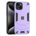thumbnail image 1 of [Real 360° for iPhone 14 Plus Case Heavy Duty Oil-proof, Camera Lens & Screen Protection [Military Dropproof][Full-Body Shockproof][Dustproof] Hard PC+TPU Rugged Case,Purple, 1 of 7