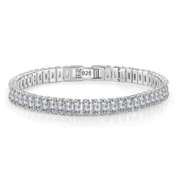 Real 3MM Moissanite Tennis Bracelet
