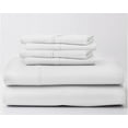thumbnail image 1 of ABORN 700-Thread-Count, Egyptian Cotton, 6 PC Full-XL White 12" Deep Pockets Adult Bedsheet, 1 of 8