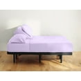 thumbnail image 1 of ABORN 700 Thread Count Egyptian Cotton 4 PC Adult Bedsheet 12" Pocket 38" SplitHead CalKing Lilac, 1 of 1