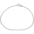 thumbnail image 1 of Real 925 Sterling Silver Dainty Chain Bracelets- Great for Stacking Or Alone for Eveyrday Wear- Made In Italy, 1 of 5