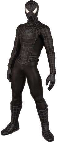 MEDICOM TOY - SPIDER-MAN BLACK COSTUME 1000％ Medicom Toy MAFEX Spider-Man Black Costume Comic Version