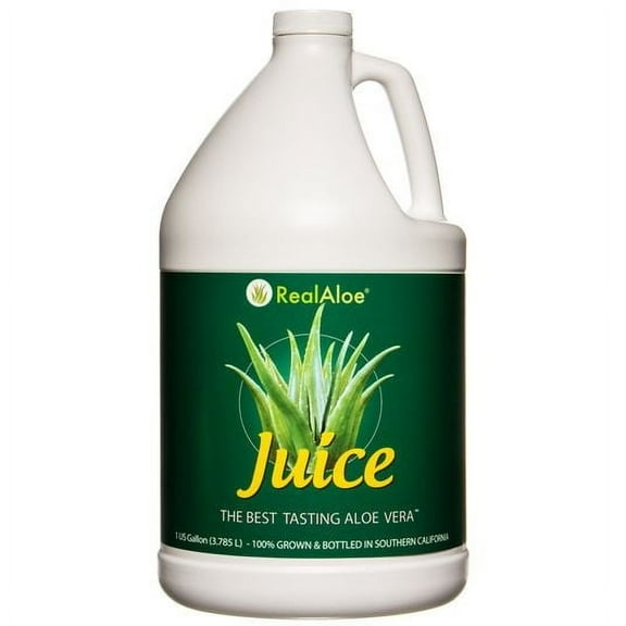 Real Aloe Co. Aloe Vera Juice, Organic - 1 gal