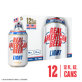 thumbnail image 1 of Real American Beer, Light American Lager Beer, Hulk Hogan WWE, 12 Pack, 12 fl oz Aluminum Cans, 4.2% ABV, 1 of 6