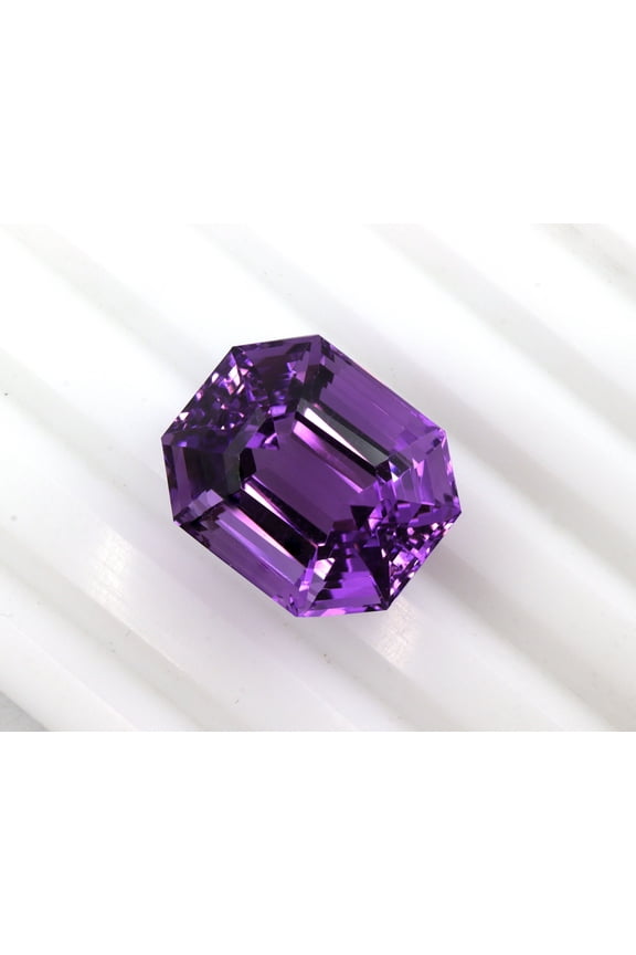 Real Amethyst Big Octagon, 18.2 cts For Amethyst Statement Ring, Emerald Cut Pendant, Amethyst Cocktail Ring, 17x14.3 mm, Lustrous Stone