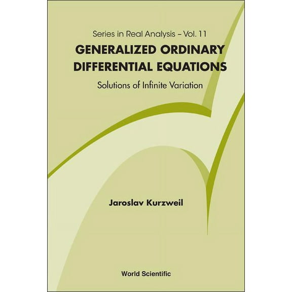 Real Analysis Generalized Ordinary Differe Equat (V11), Book 11, (Hardcover)