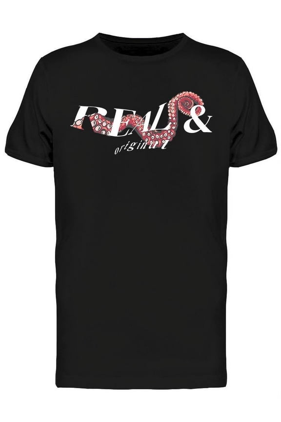 Real And Original Slogan T-Shirt Men -Image by Shutterstock, Male x-Large