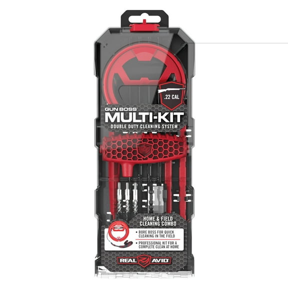 Real Avid Gun Boss® Multi-Kit- Double Duty Cleaning System for .22CAL