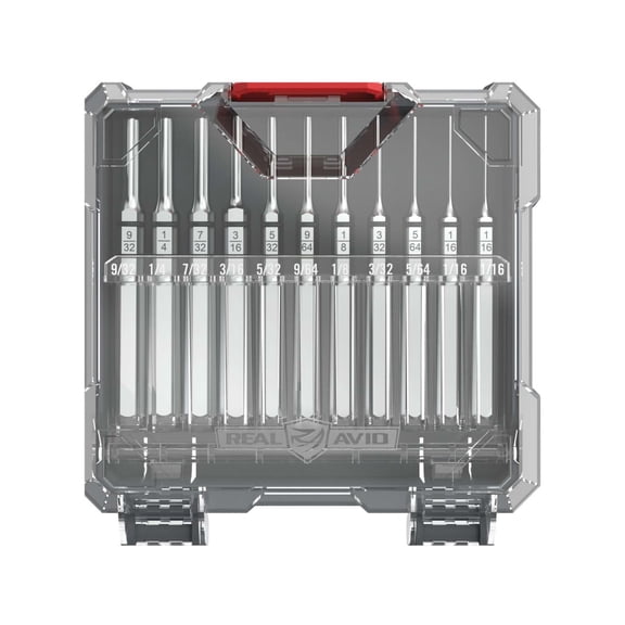 Real Avid Accu-Punch 11 Piece Roll Pin Punch Set