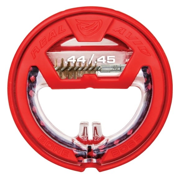 Real Avid Bore Boss Gun Cleaning Kit - .44CAL/.45CAL, Compact, Portable, Ergonomic