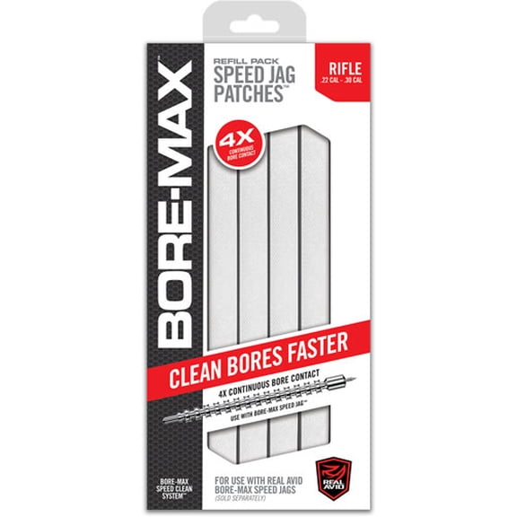 Real Avid Bore Max Speed Jag Patches Refill Pack, 8in