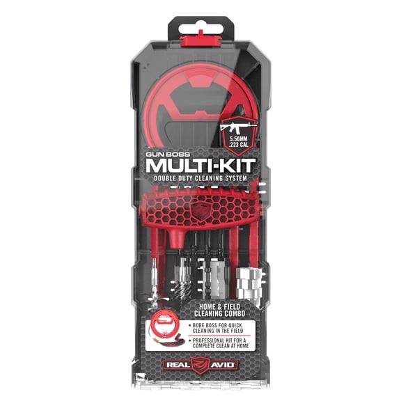 Real Avid Gun Boss Multi-Kit- Double Duty Cleaning System for 223/556