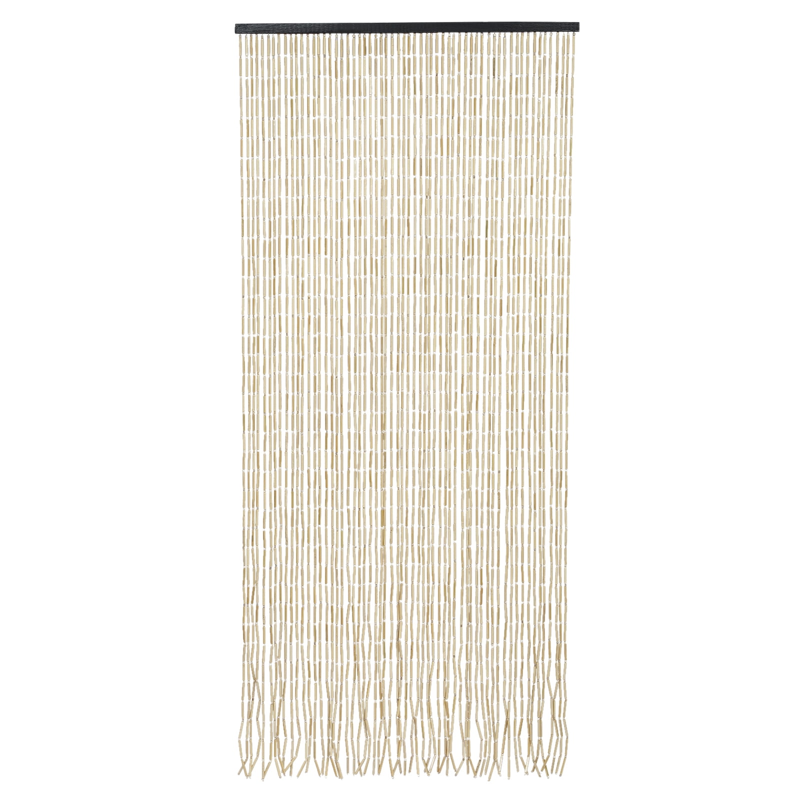 Real Bamboo Beaded Curtain - Large Diameter Bamboo Beads - Commercial Durability for Living Rooms, Balconies, Courtyards, Study Rooms, Clubs, Porches (70.87*35.43inch)