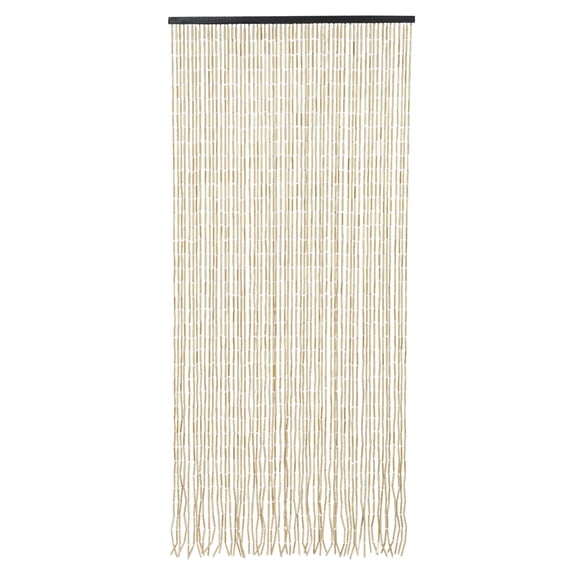 Real Bamboo Beaded Curtain - Large Diameter Bamboo Beads - Commercial Durability for Living Rooms, Balconies, Courtyards, Study Rooms, Clubs, Porches (70.87*35.43inch)