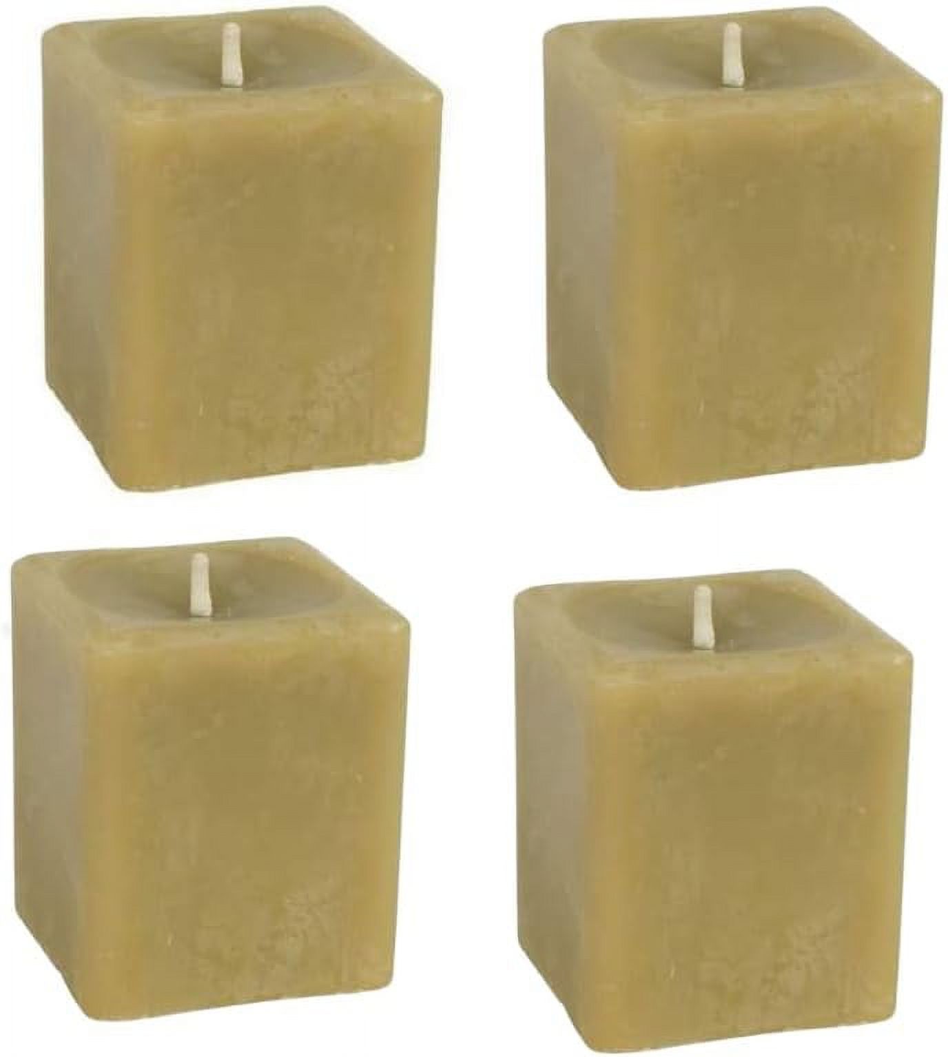 Real Bayberry Square Votive Candle Pack Pure Bayberry and Pure