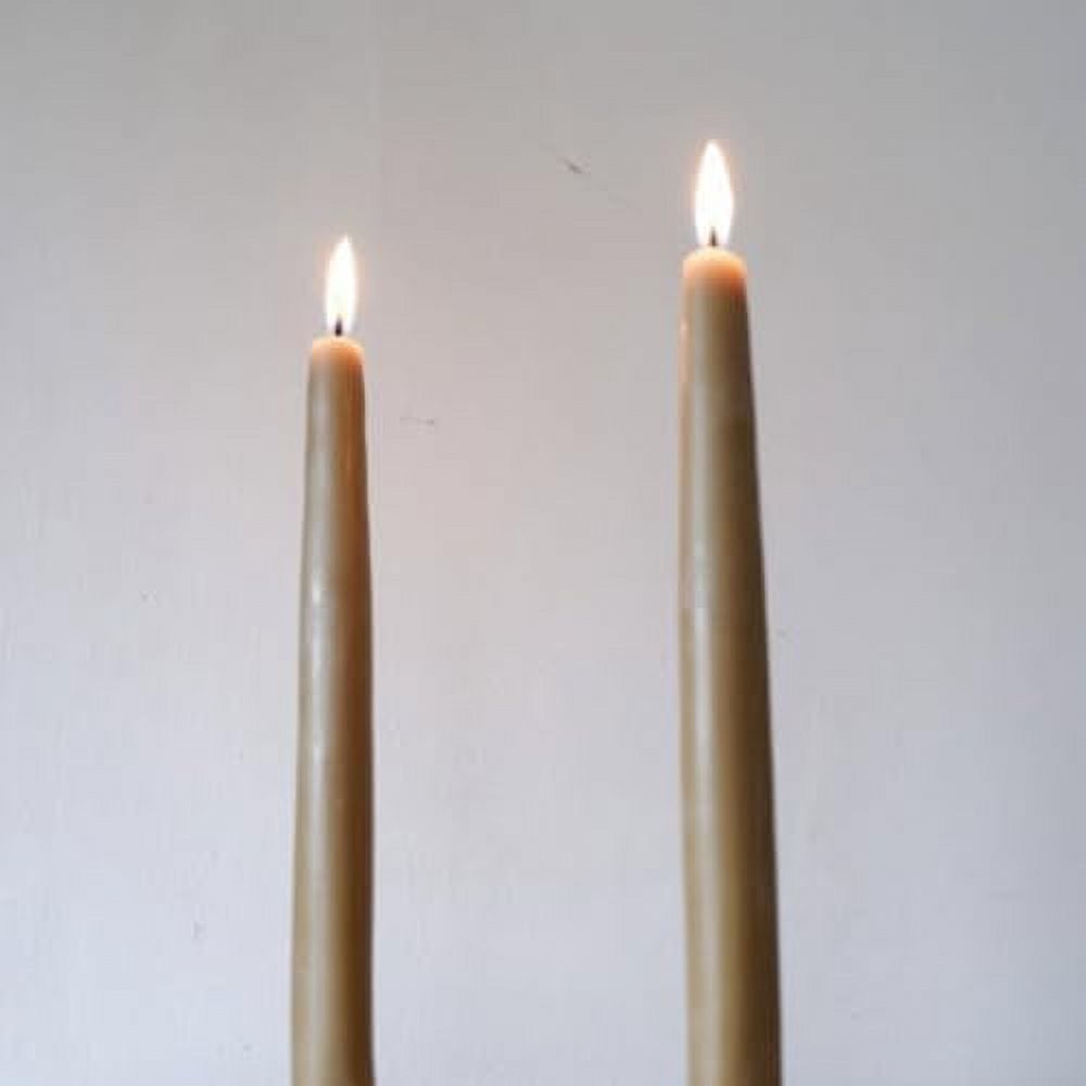Real Bayberry Taper Candle Pair 8 Inch Pure Bayberry And Pure Beeswax